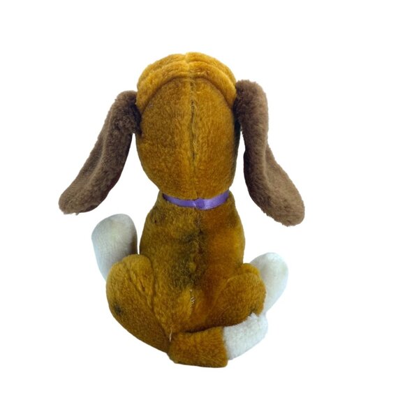 Vtg Disney The Fox And The Hound Copper Puppy Dog Plush Stuffed Animal Toy 7.5" - Picture 7 of 8